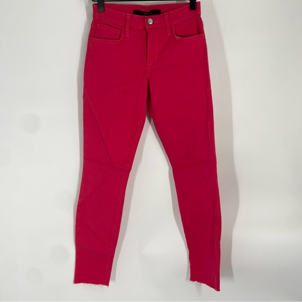 Joeâs Jeans Red Skinny Pants Jean Size 25 Gently Used